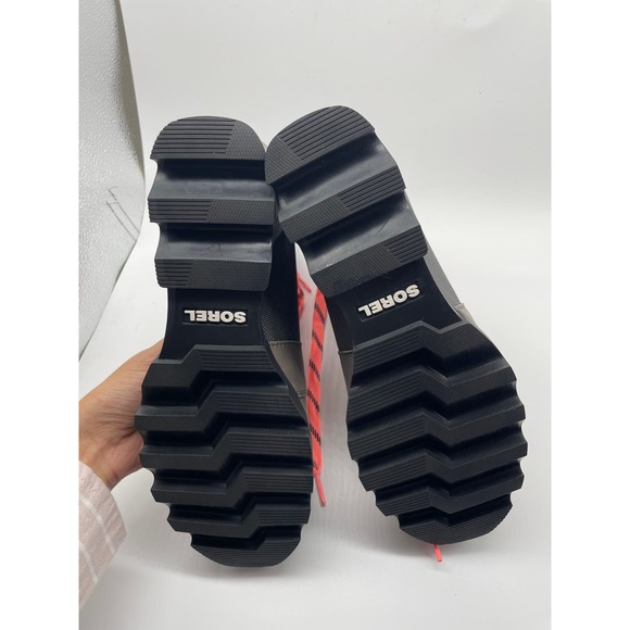 NWT Sorel Joan of Arctic Waterproof Wedge III Lexie Bootie Quarry Sz 10 Grey - Picture 8 of 13